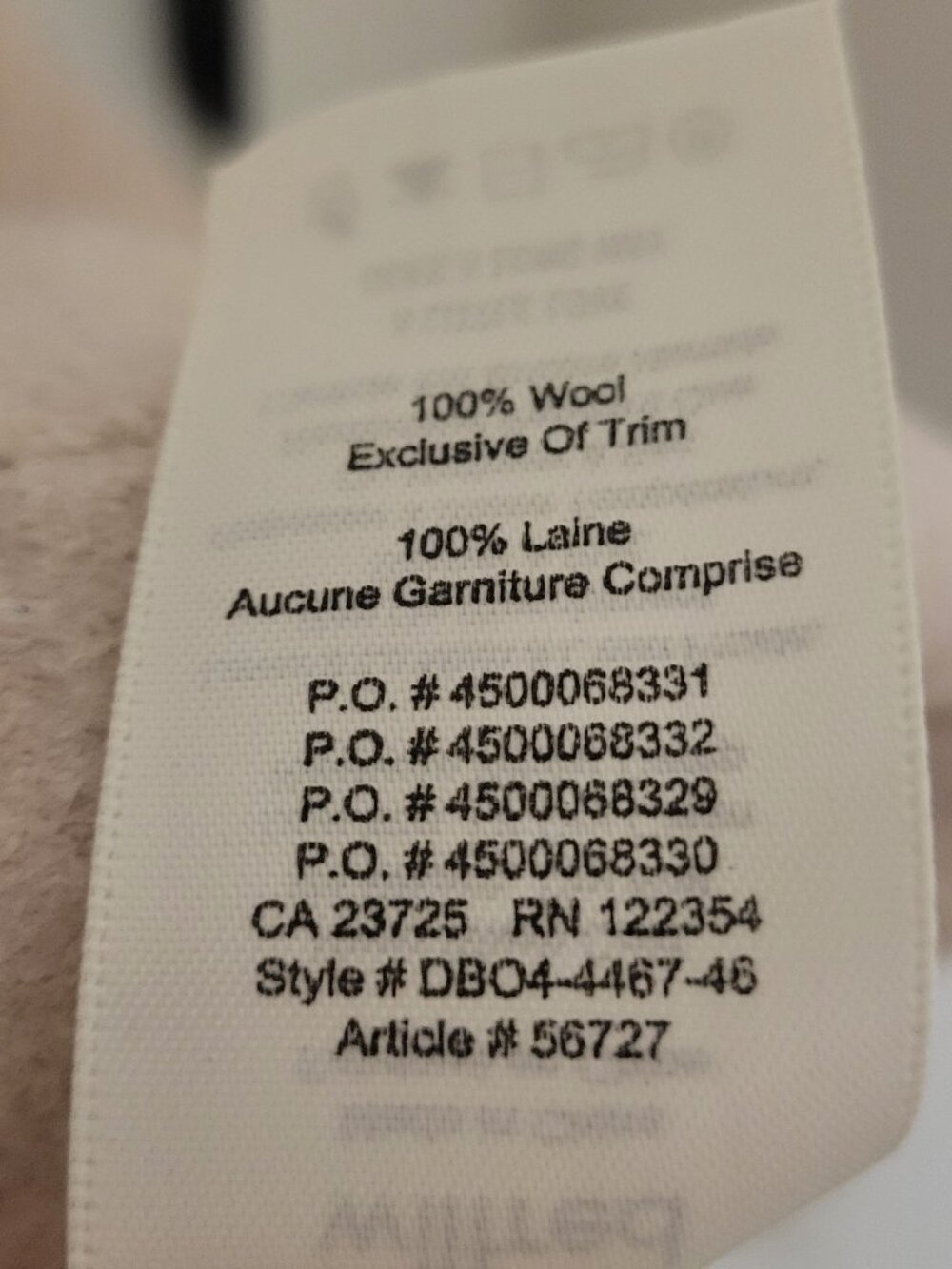 Wilfred Aritzia Thais Cardigan - 100% Merino Wool - Birch - Medium - Picture 8 of 8